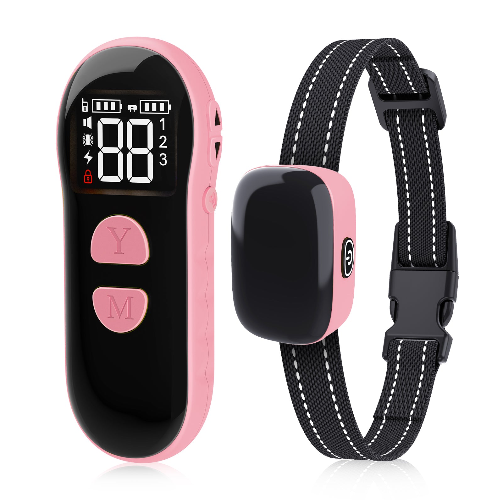 Charkool Dog Shock Collar with Remote,3 Modes Beep Vibration& Remote 2600Ft Shock Collar for Large Medium Small Dogs 8-120lbs