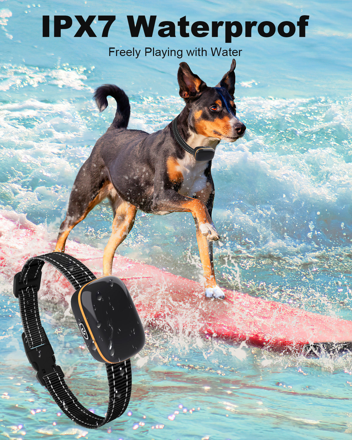 Dog Shock Collar 2 Dogs (8-120Lbs) - 2600 ft Waterproof Training Collar for Dogs Large Medium Small with Rechargeable Remote