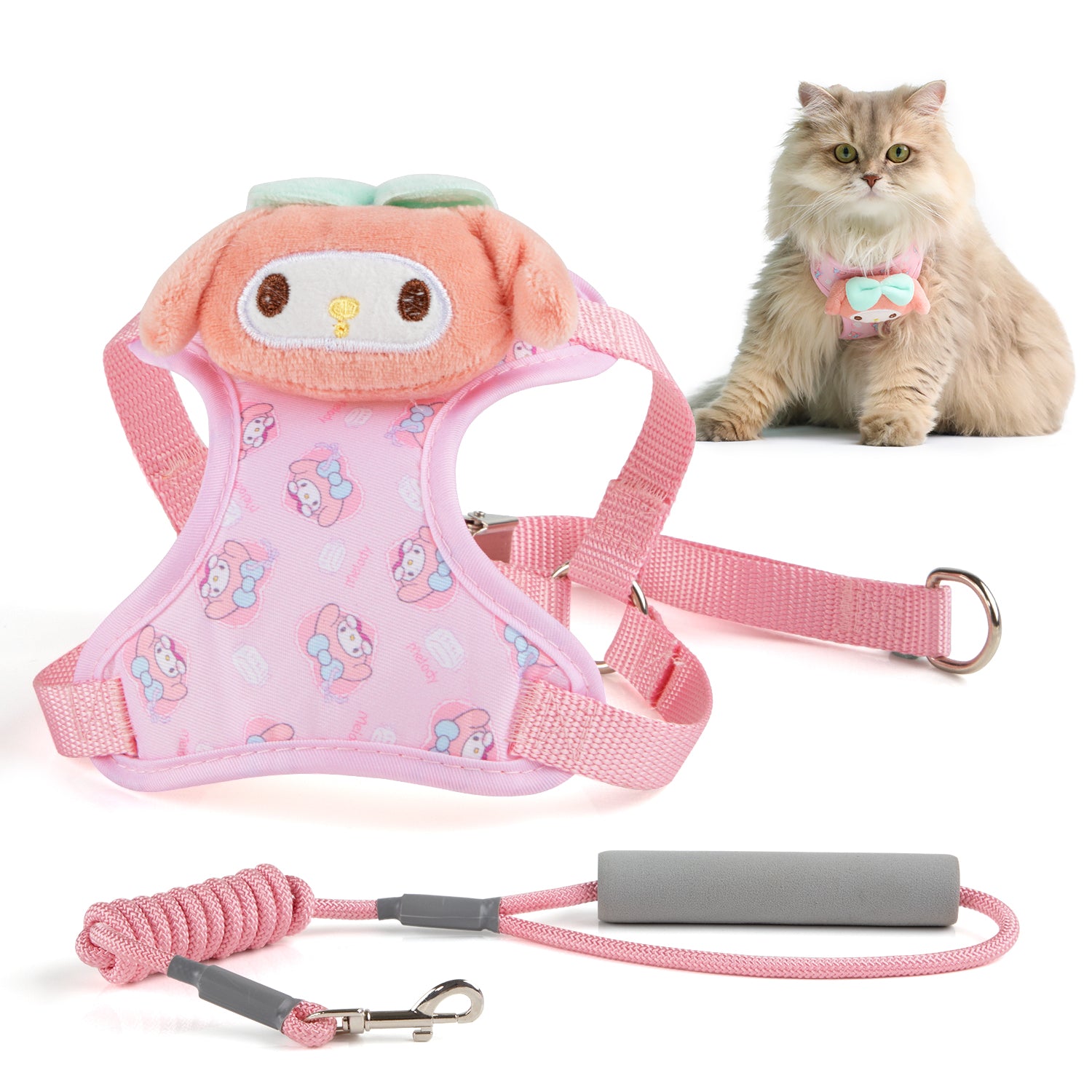 Dog Harness and Leash Set, No Pull Dog Vest Harness for Walking and Training, Adjustable, Easy Control and Breathable Pet Harness for Small Dogs