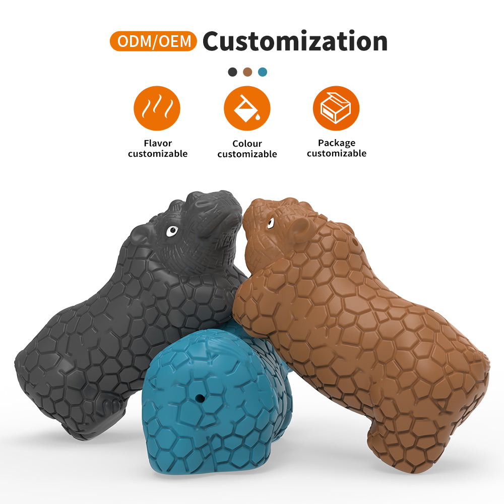Charkool Dog Toys for Aggressive Chewers, Indestructible Dog Toys for Large Dogs Breed, Beef Flavored