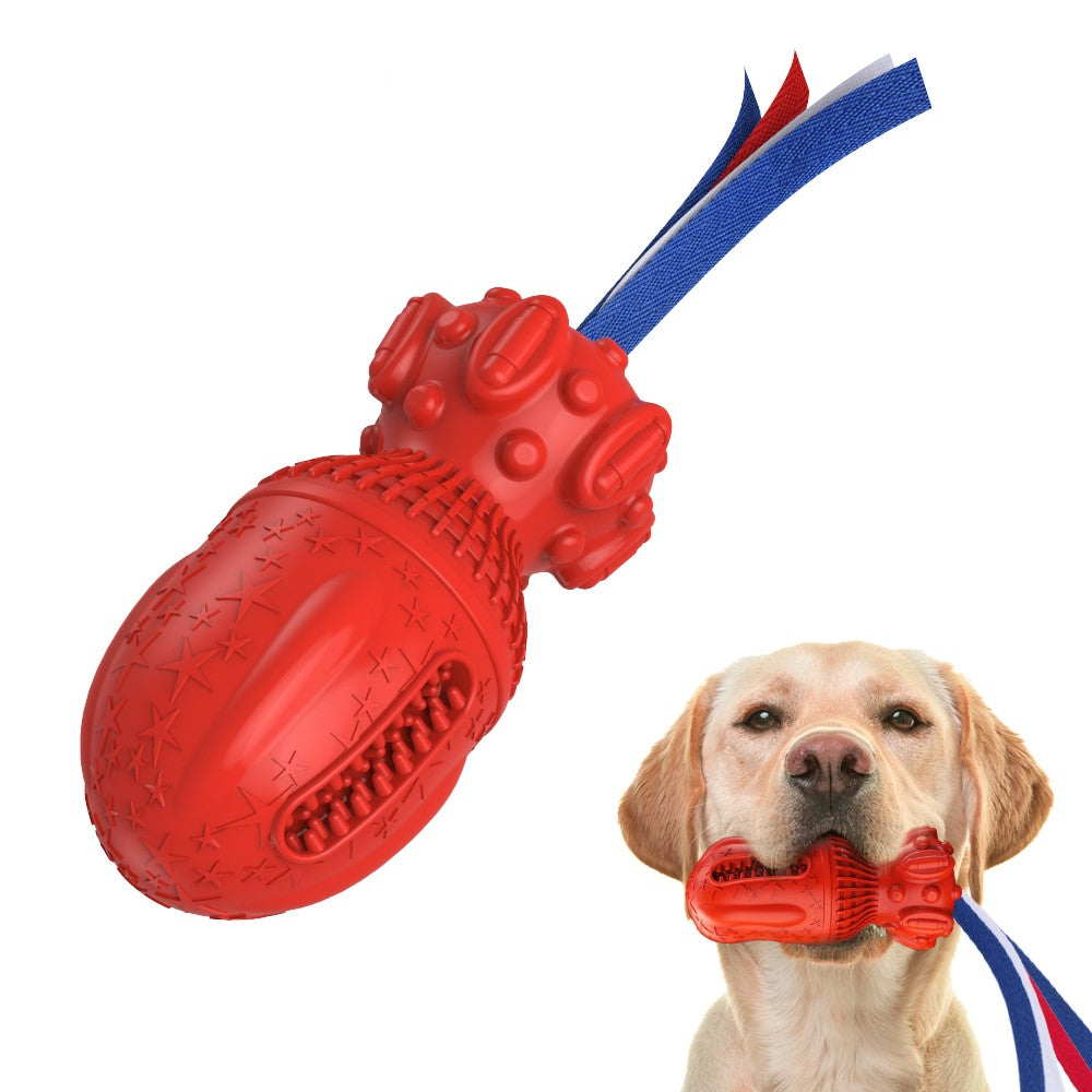 Pet Squeaky Dog Toys for Aggressive Chewers, Large Medium Dog Birthday Toy Dog Toothbrush Interactive Tough Durable Dog Toys