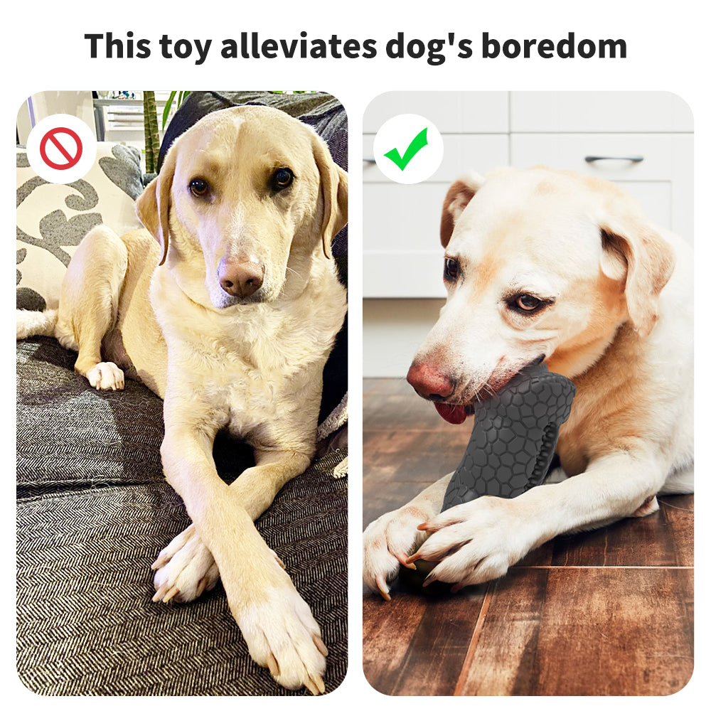 Charkool Dog Toys for Aggressive Chewers, Indestructible Dog Toys for Large Dogs Breed, Beef Flavored