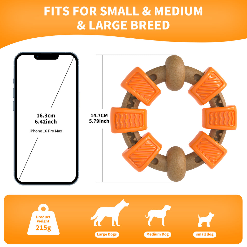 Indestructible Dog Chew Toy , Dog Toys for Aggressive Chewers, Flavor Medley