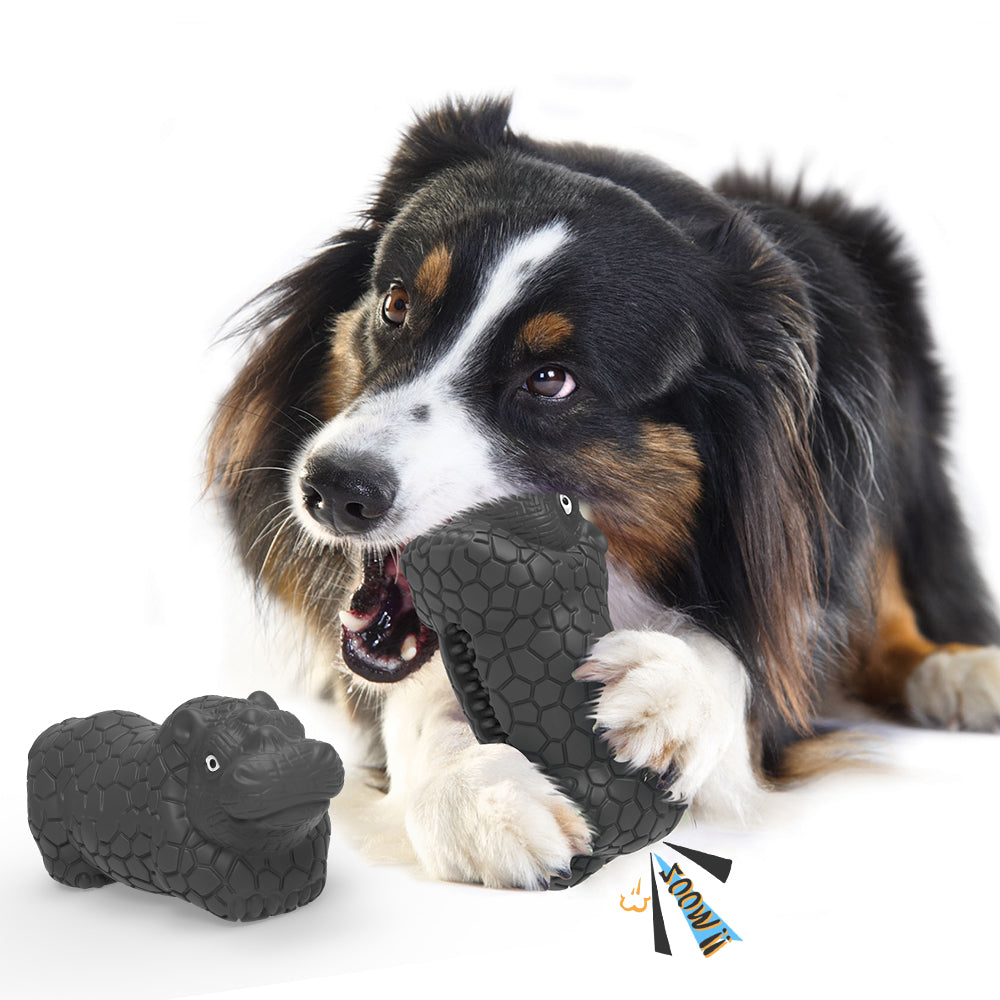 Charkool Dog Toys for Aggressive Chewers, Indestructible Dog Toys for Large Dogs Breed, Beef Flavored