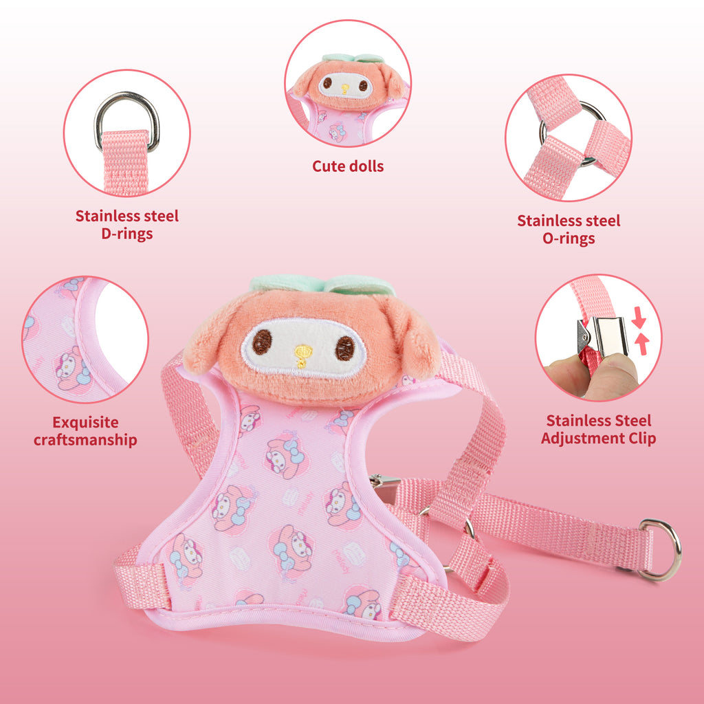 Dog Harness and Leash Set, No Pull Dog Vest Harness for Walking and Training, Adjustable, Easy Control and Breathable Pet Harness for Small Dogs