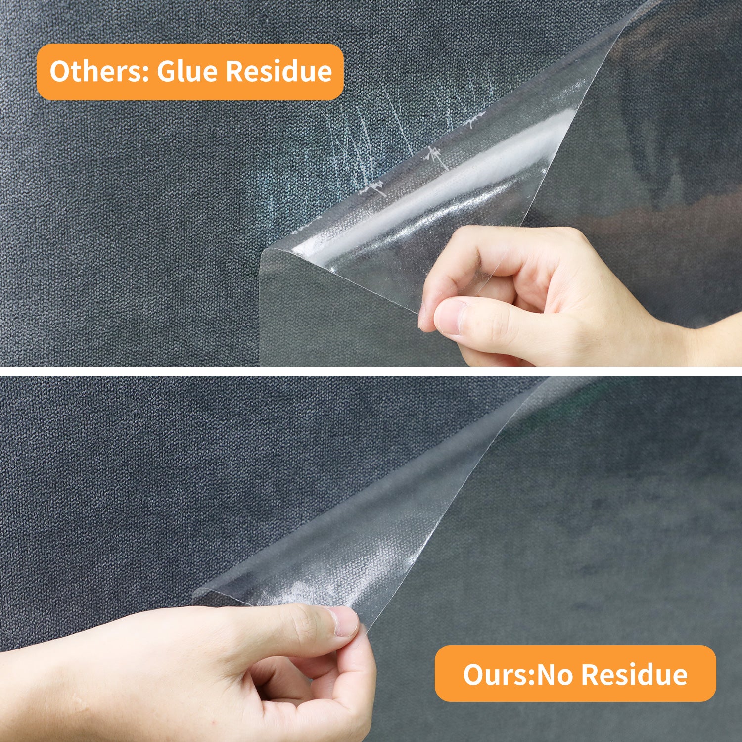 Anti-Cat Scratch Furniture Protector, Heavy-Duty Self-Adhesive Tape, with 20 Twist Pins