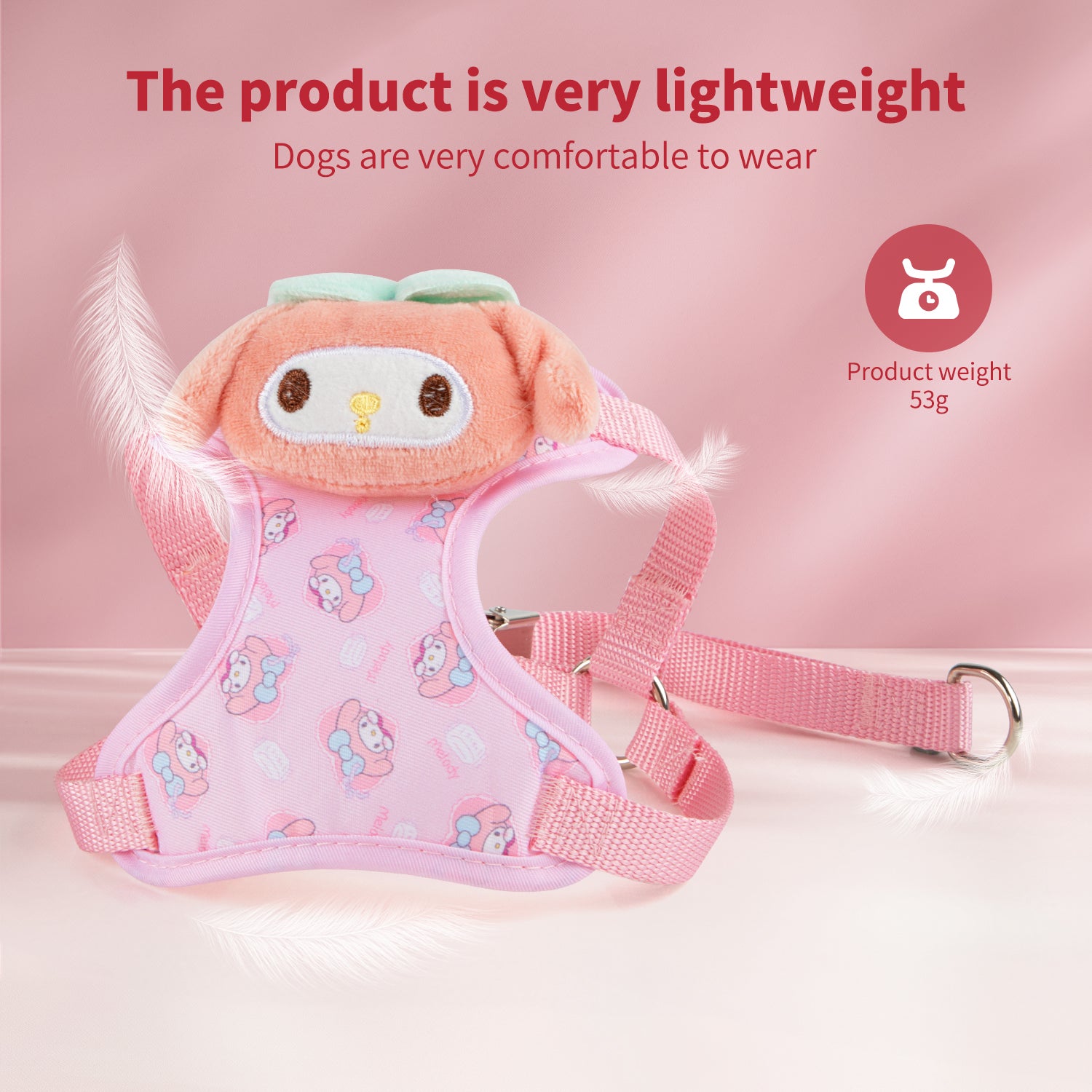 Dog Harness and Leash Set, No Pull Dog Vest Harness for Walking and Training, Adjustable, Easy Control and Breathable Pet Harness for Small Dogs